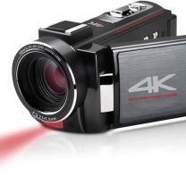 Minolta MN4K25NV 4K Ultra HD 30 MP Night Vision Camcorder (Black)